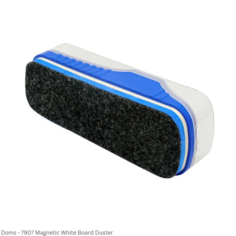 DOMS Magnetic White Board Duster with 2 White Board Markers
