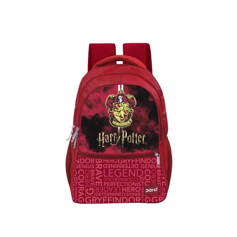 DOMS Harry Potter Theme Backpack 34L capacity with 4 Compartments Ideal for School & Travel