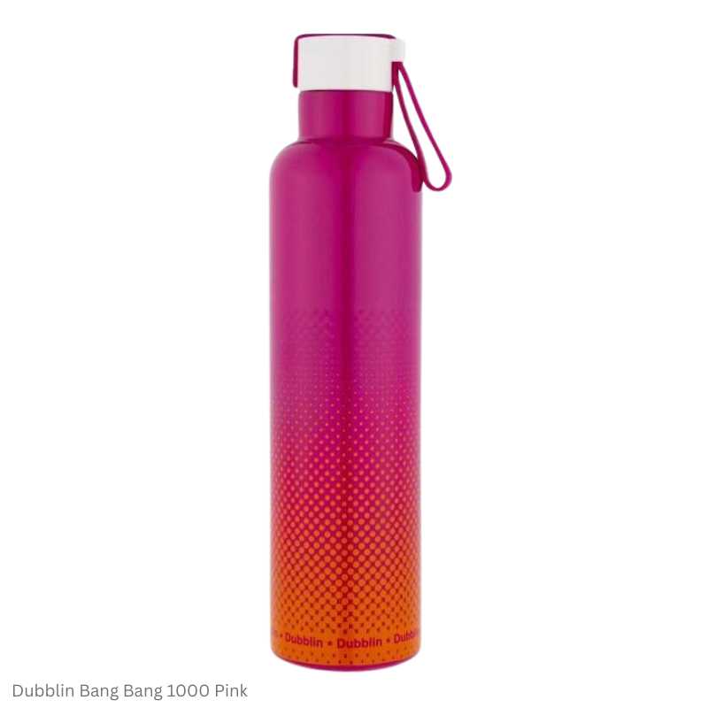 Dubblin Bang Bang 1000 Insulated Water Bottle 900ml in Assorted Colours