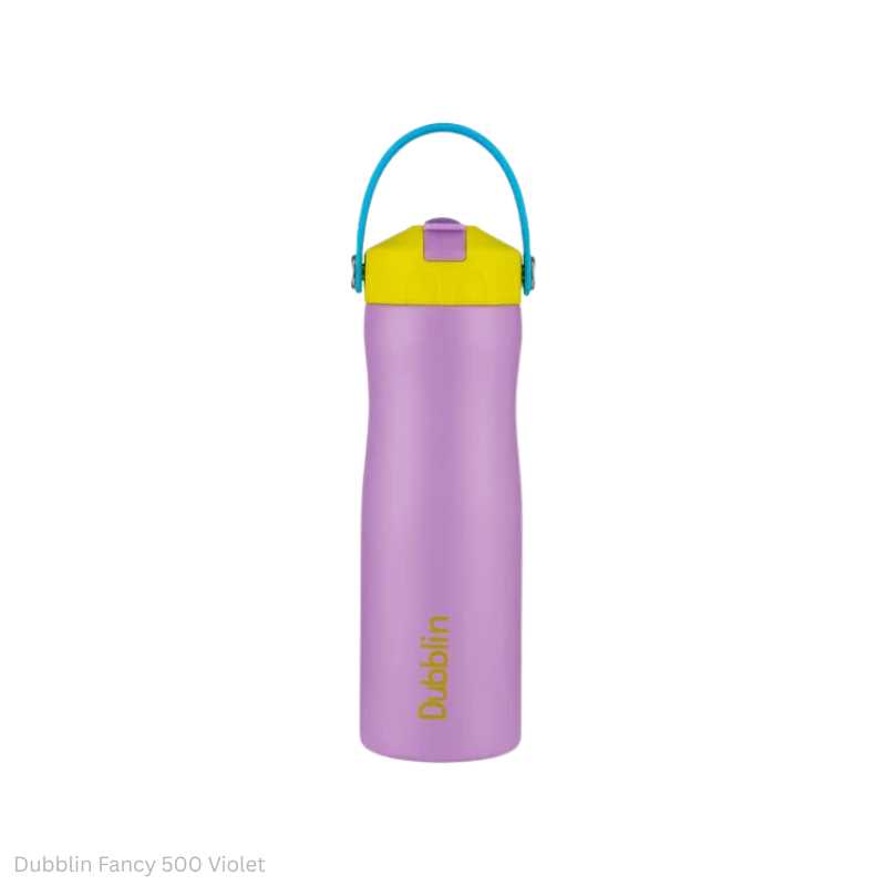 Dubblin Fancy 500 Insulated Water Bottle 500ml in Assorted Colours