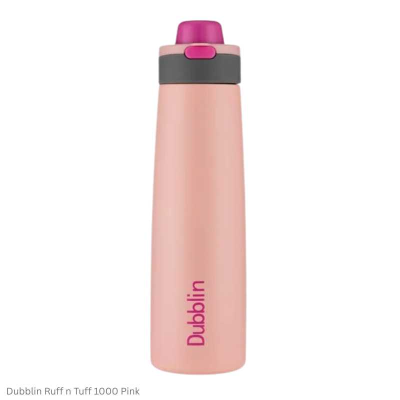 Dubblin Ruff and Tuff 550 and 1000 Insulated Water Bottle 550ml and 1000ml in Assorted Colours