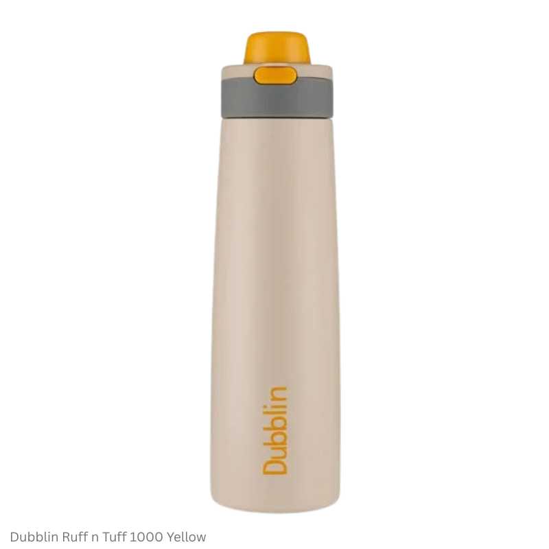 Dubblin Ruff and Tuff 550 and 1000 Insulated Water Bottle 550ml and 1000ml in Assorted Colours