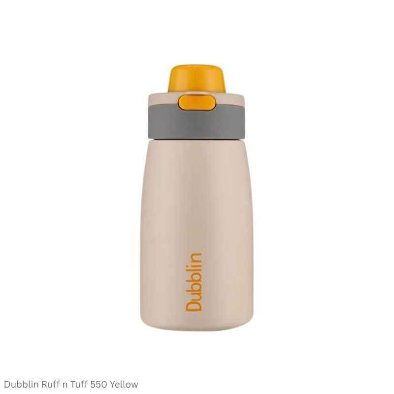 Dubblin Ruff and Tuff 550 and 1000 Insulated Water Bottle 550ml and 1000ml in Assorted Colours
