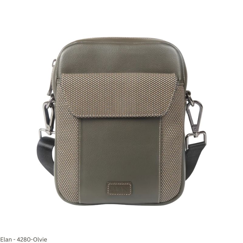 Elan EFSHB - 4280 - Big Grain Foam Shoulder Bag with Zip Closure – Olive Green - Lightweight & Secure Everyday Carry