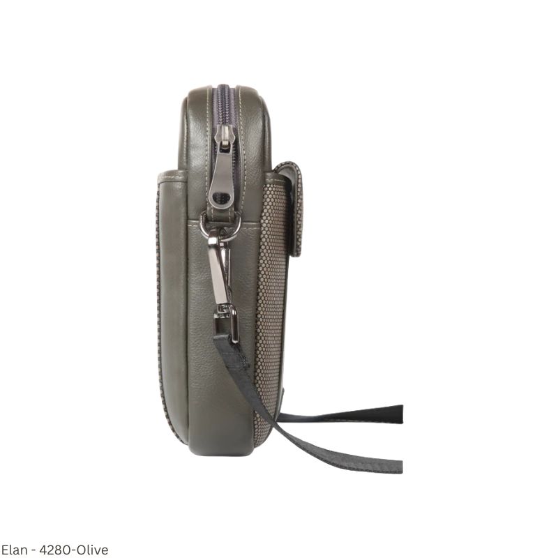 Elan EFSHB - 4280 - Big Grain Foam Shoulder Bag with Zip Closure – Olive Green - Lightweight & Secure Everyday Carry