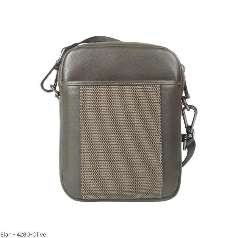 Elan EFSHB - 4280 - Big Grain Foam Shoulder Bag with Zip Closure – Olive Green - Lightweight & Secure Everyday Carry