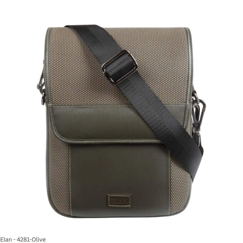 Elan EFSHB - 4280 - Big Grain Foam Shoulder Bag with Zip Closure – Olive Green - Lightweight & Secure Everyday Carry