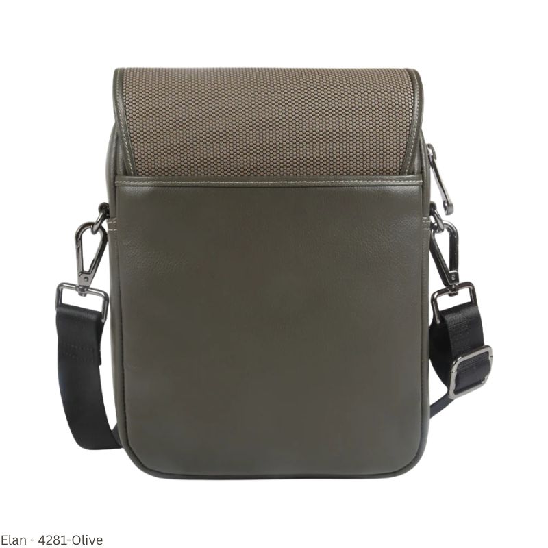 Elan EFSHB-4281 Big Grain Foam Shoulder Bag with Zip Closure – Olive Green | Lightweight Everyday Carry