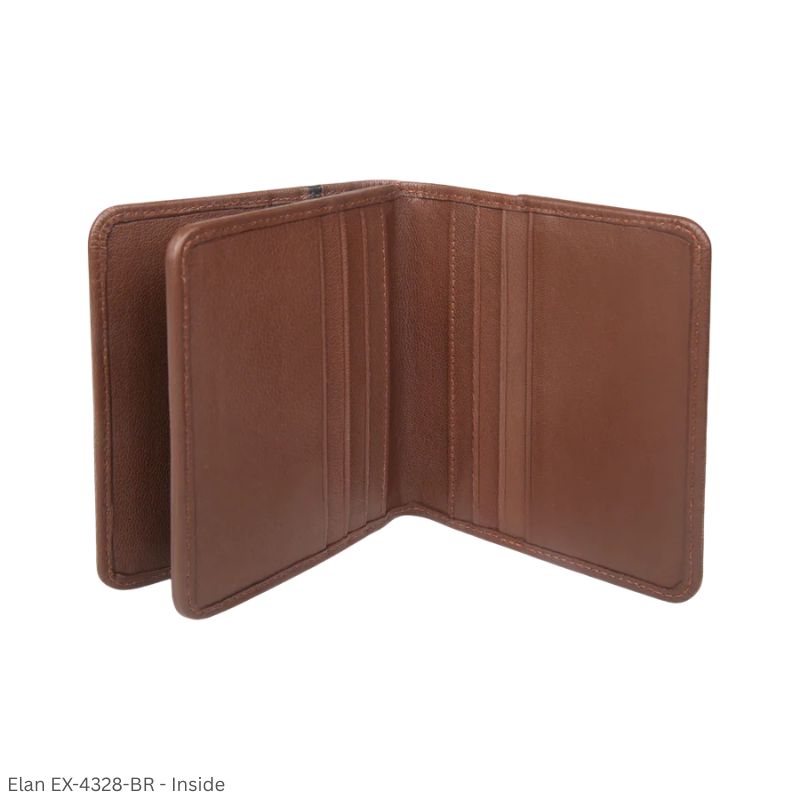 Elan Card Holder EX-4328 - Color Black, Brown and Green