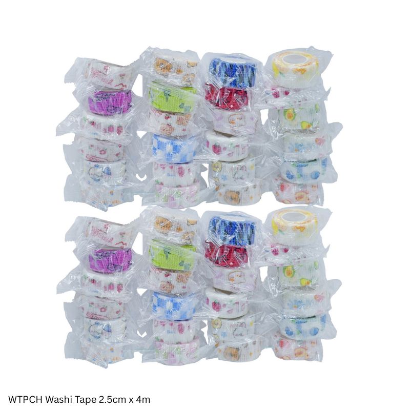 JAGS Washi Tape WTPCH 2.5cm x 4m Decorative Craft Tape