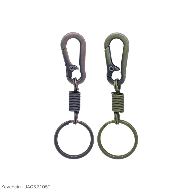 JAGS 3105T Hook Keychain with 1 Ring - Assorted Colors