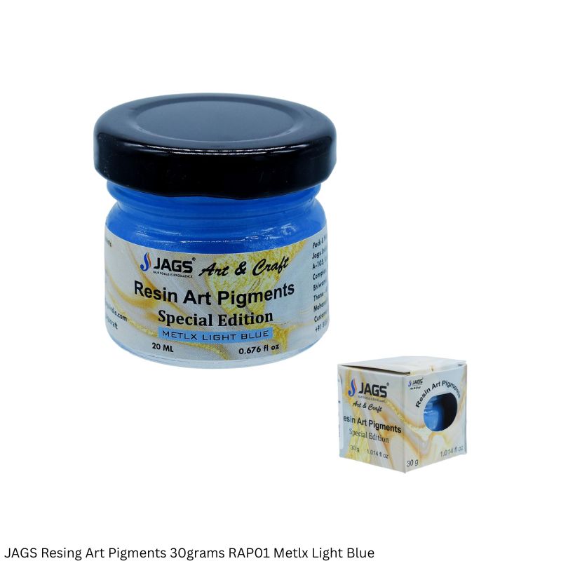 Resin Art Pigments – Vibrant Metallic Colors for Epoxy Art 30grams pack