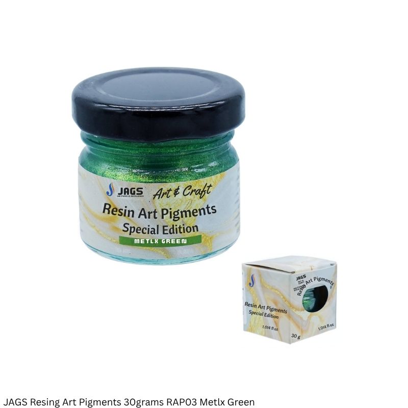 Resin Art Pigments – Vibrant Metallic Colors for Epoxy Art 30grams pack