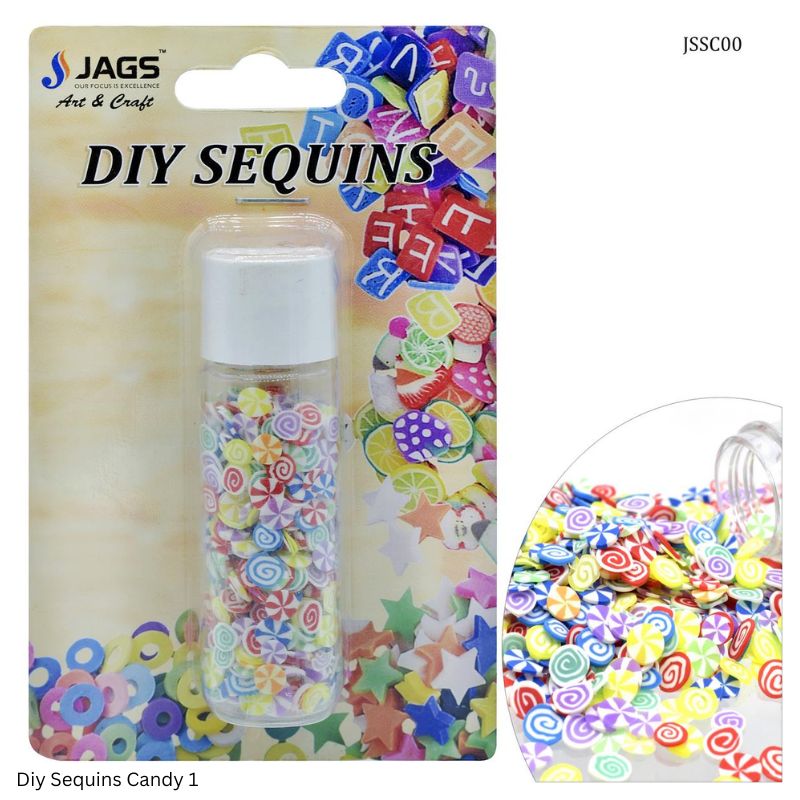 JAGS DIY Sequins Shaker Assorted Designs for Resin Art and Crafts