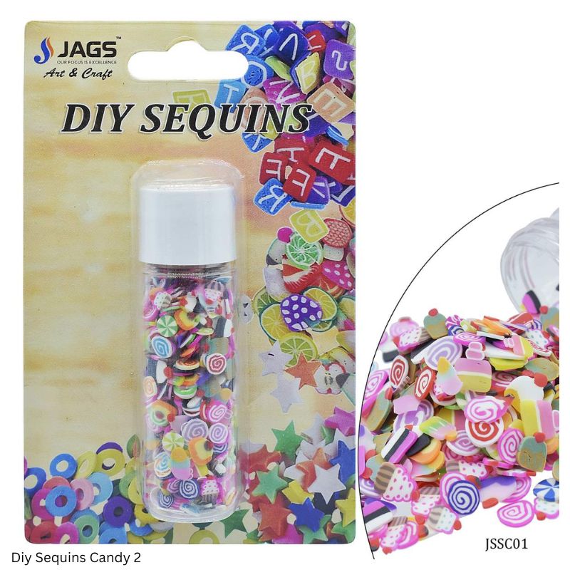 JAGS DIY Sequins Shaker Assorted Designs for Resin Art and Crafts