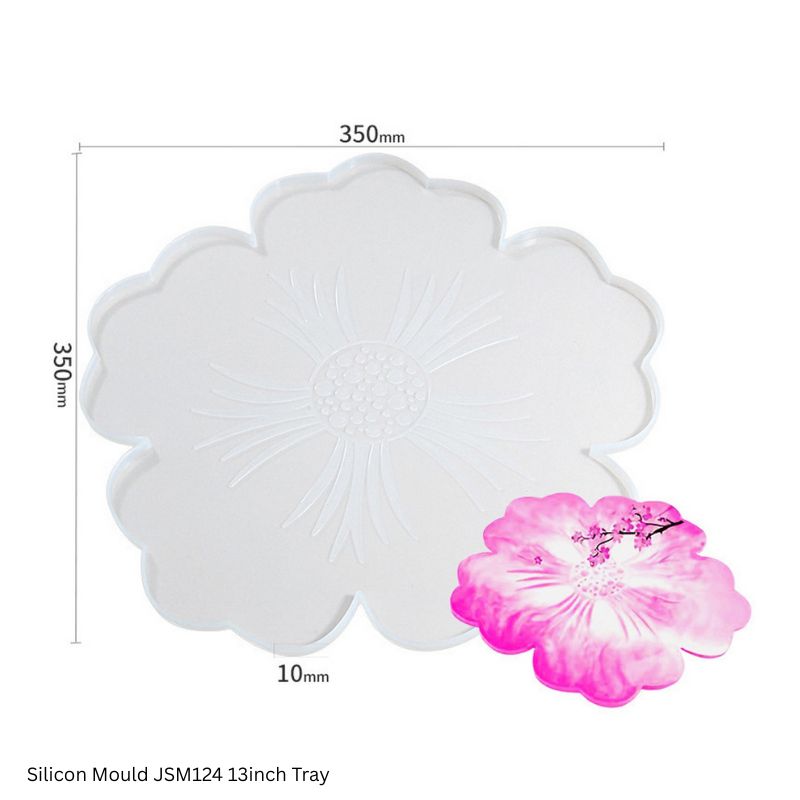 JAGS Silicone Mould JSM124 13 Inch Tray for Resin Art - Large Tray