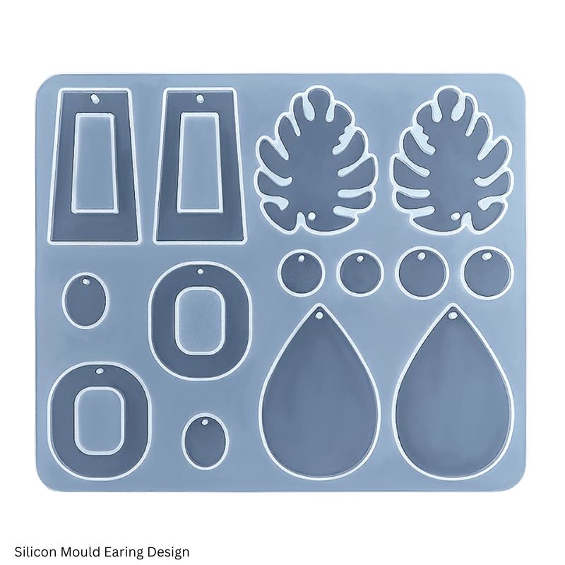 JAGS Silicone Mould JSM59 Earring Design for Resin Art Jewellery