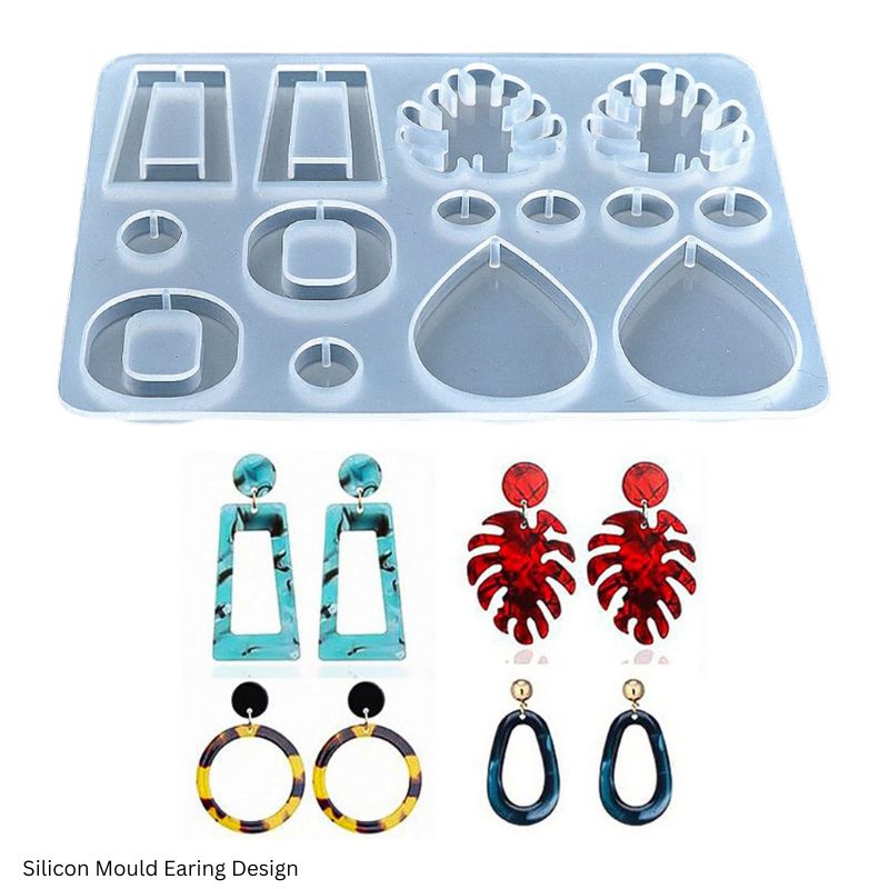 JAGS Silicone Mould JSM59 Earring Design for Resin Art Jewellery