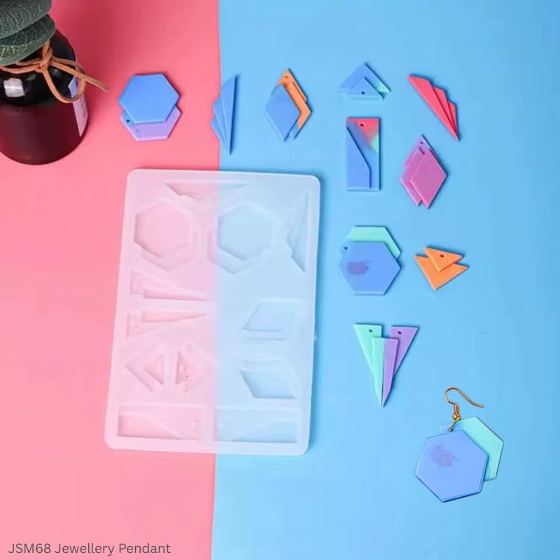 Jags Silicone Mould JSM68 – Jewellery Pendant Design Resin Casting Mould