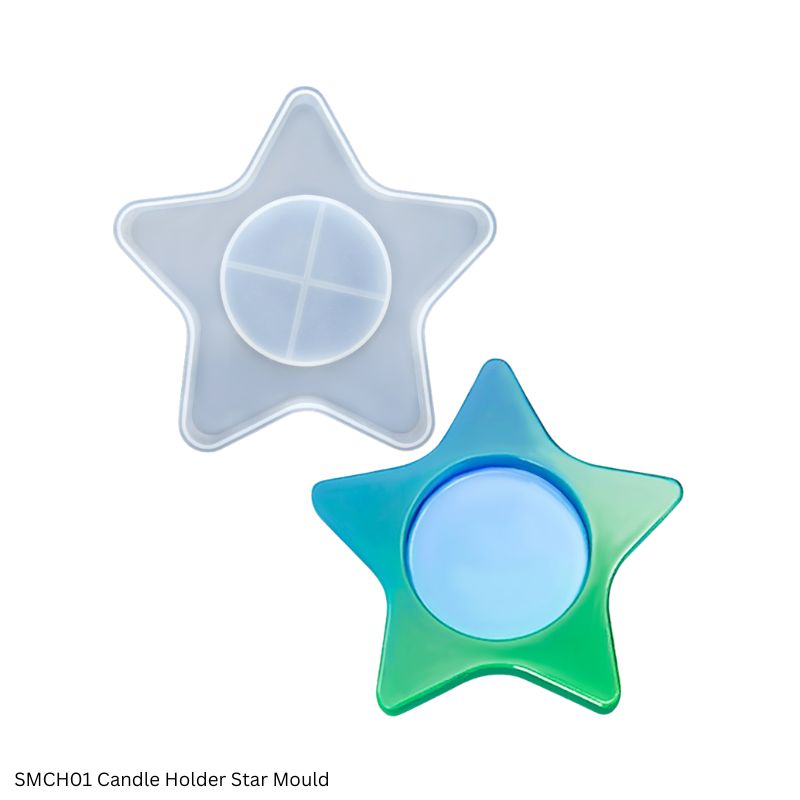 JAGS Silicone Mould SMCH01 Star Candle Holder - Resin Art Mould