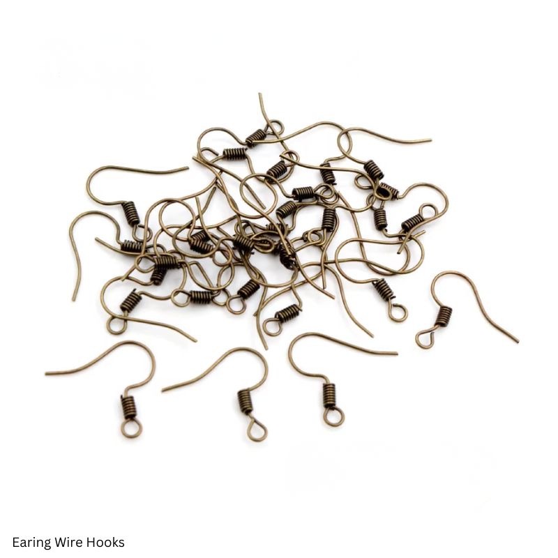 JAGS Earring Wire Hooks for Jewellery Making – Gold, Silver and Bronze