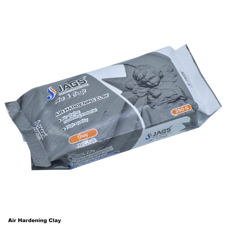 Jags Air Hardening Clay 250g – Air Dry Modelling Clay for Sculpting & DIY Crafts