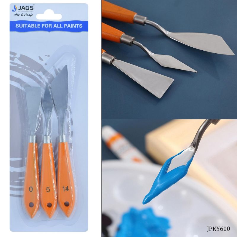 Jags Palette Knife Set 3 & 5 Piece for Acrylic & Oil Painting
