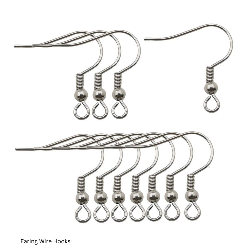 JAGS Earring Wire Hooks for Jewellery Making – Gold, Silver and Bronze