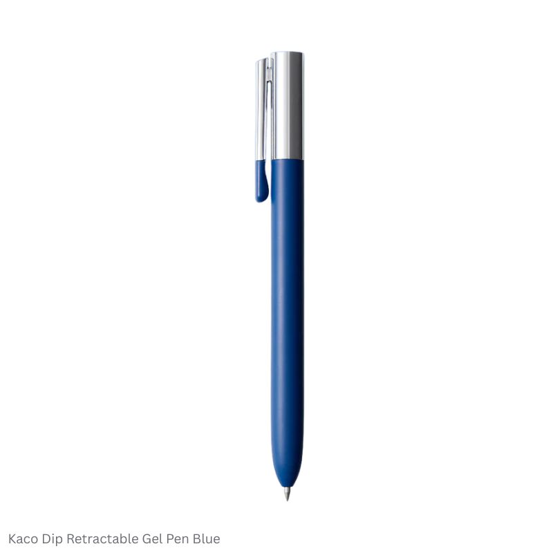 Kaco Dip Retractable 0.5mm Gel Pen Black Ink - Assorted Body Colors