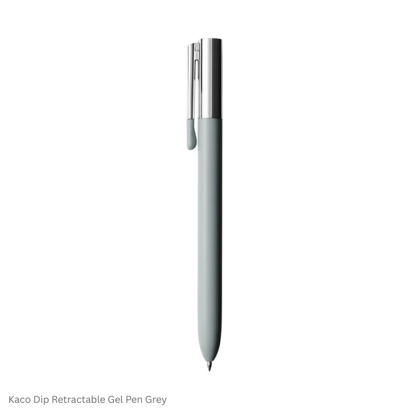 Kaco Dip Retractable 0.5mm Gel Pen Black Ink - Assorted Body Colors