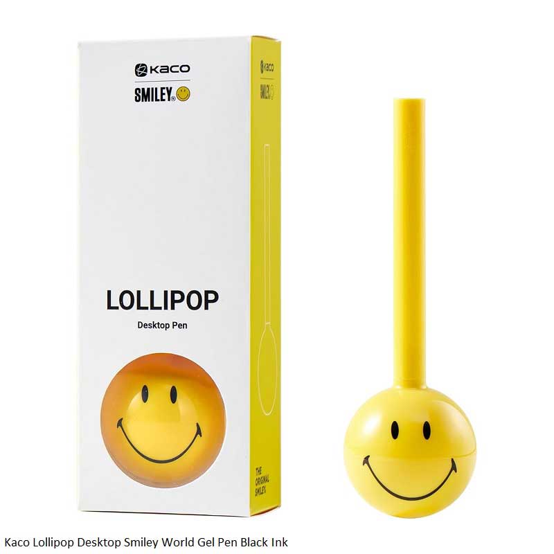 Kaco Lollipop Desktop Pen in Assorted Body colours Ink color Black