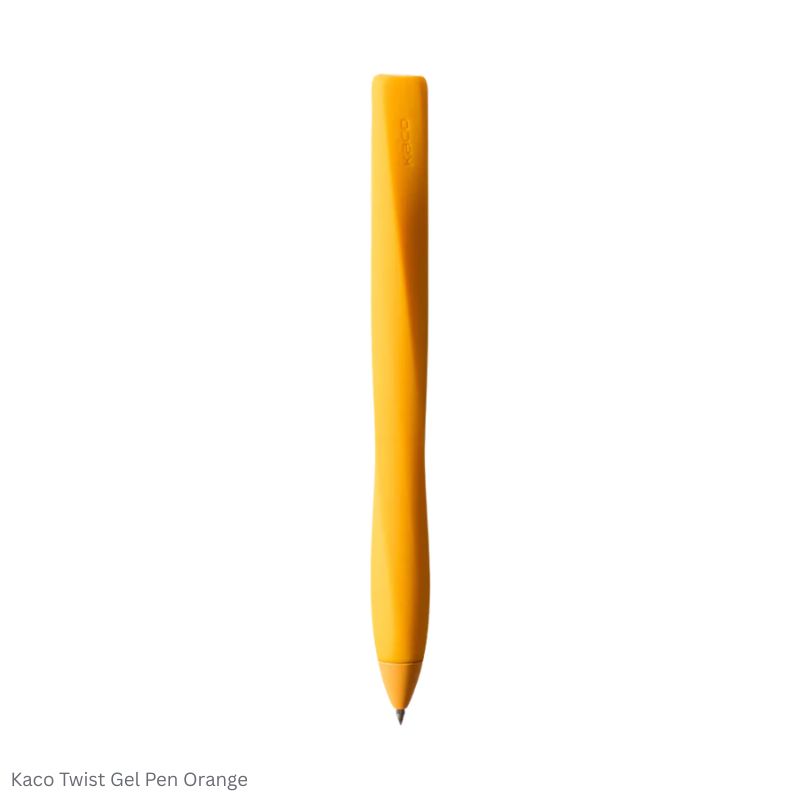 Kaco Twist Gel Pen 0.5mm Black Ink - Assorted Body Colors