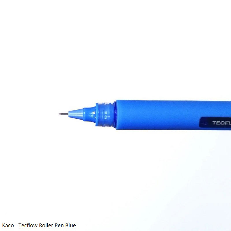 Kaco Techflow Roller Ball Pen Pack of 3 in Black and Blue Ink
