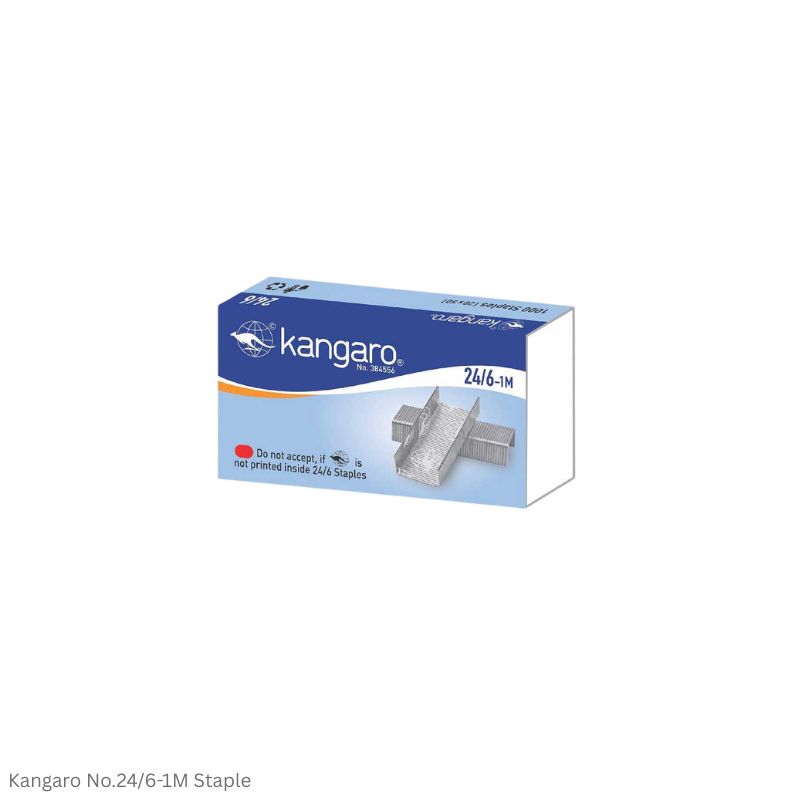 Kangaro Staples Assorted Size 1000 Staples per pack per size