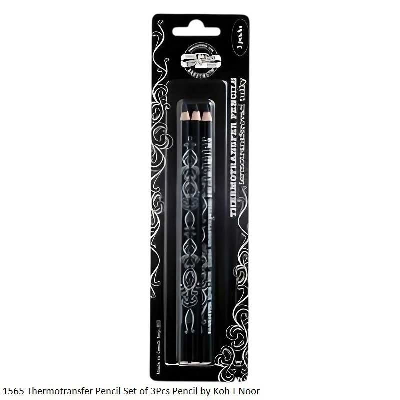 Koh-I-Noor Thermotransfer Pencil – Black, Pack of 3