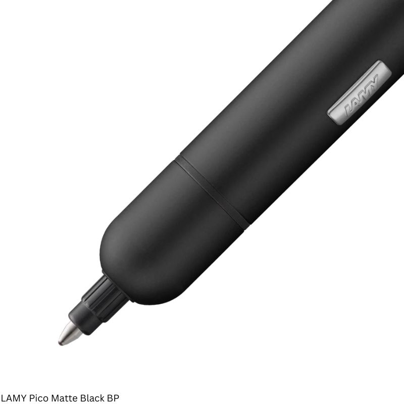 Lamy Pico Ballpoint Pen Matte Black Finish Black Ink