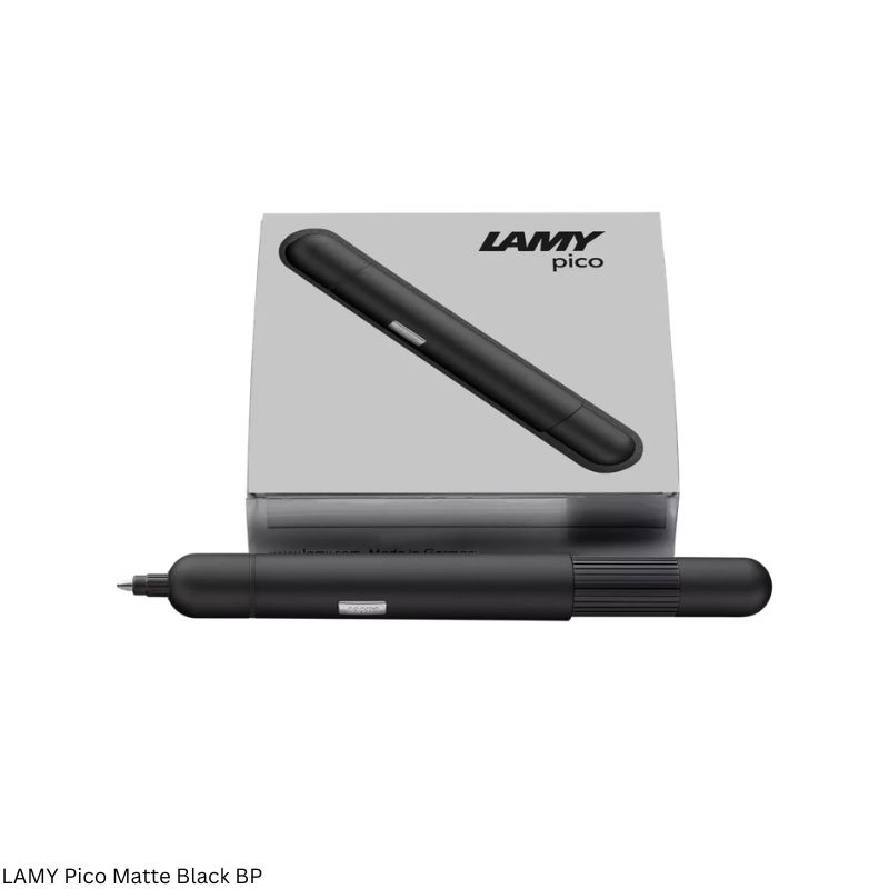 Lamy Pico Ballpoint Pen Matte Black Finish Black Ink