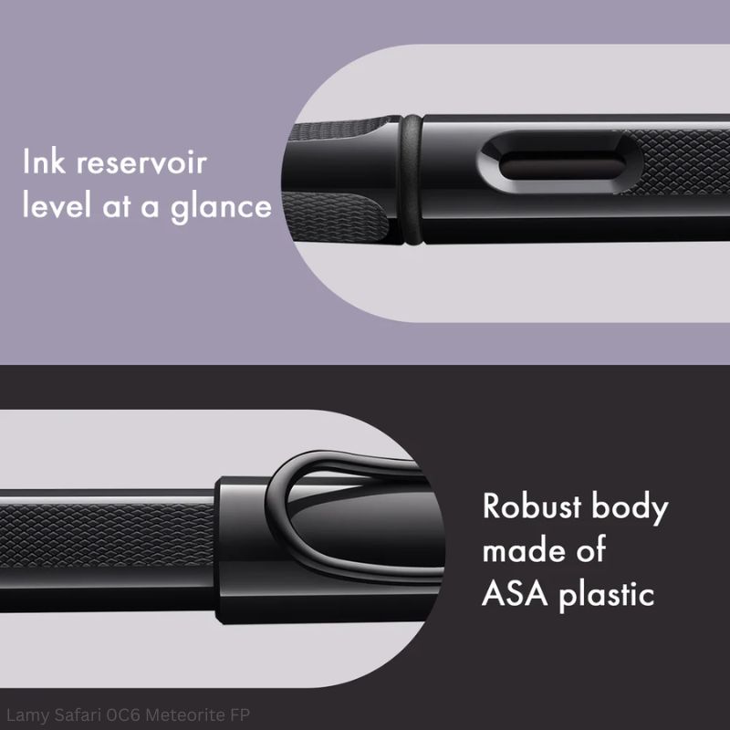 LAMY Safari 0C6 Meteorite Fountain Pen Medium Point
