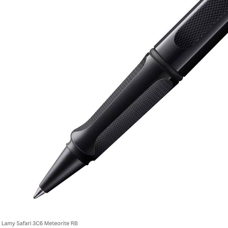 LAMY Safari 3C6 Meteorite Rollerball Pen Medium Point Ink Black