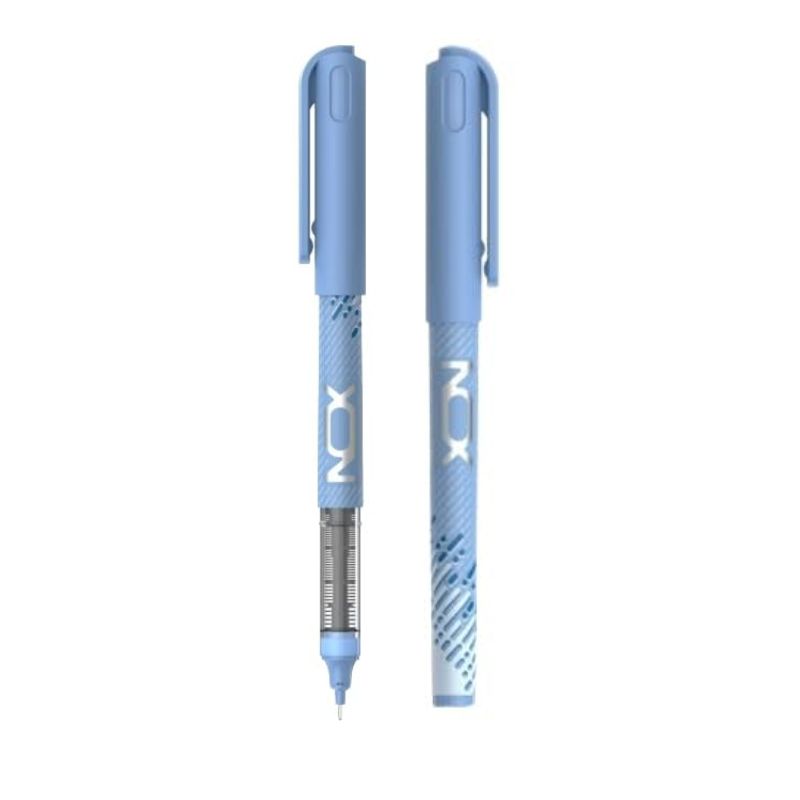 Luxor NOX Liquid ink Roller pen - 0.6mm Needle Tip - Quick Dry - Smooth Flow - available in Black, Blue, Green and Red Ink Colours