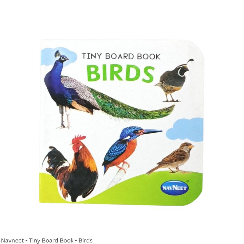 Navneet Tiny Picture Board Book – Colourful Early Learning Book for Kids | ABC, Numbers, Animals, Fruits & More