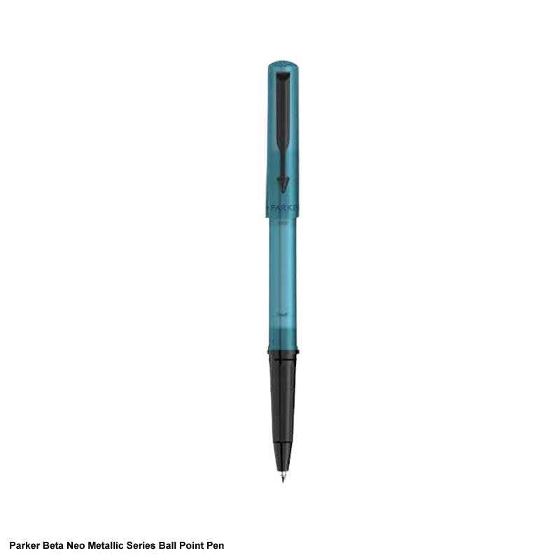 Parker Beta Neo Metallic Ball Point Pen with Coated Black Clip