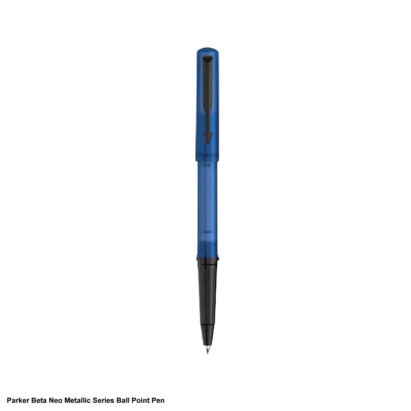 Parker Beta Neo Metallic Ball Point Pen with Coated Black Clip