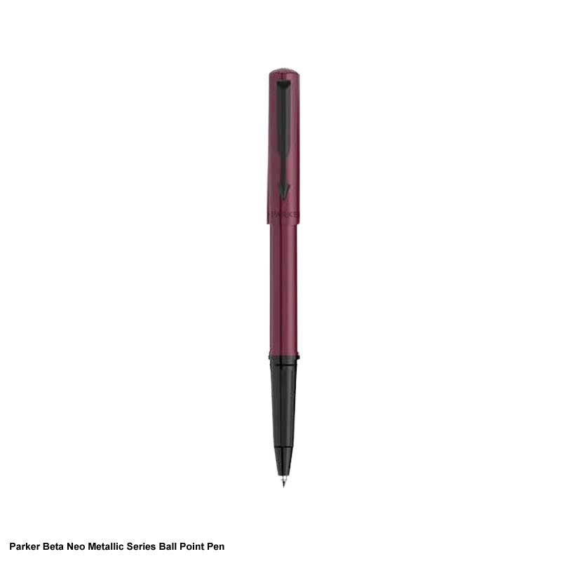 Parker Beta Neo Metallic Ball Point Pen with Coated Black Clip