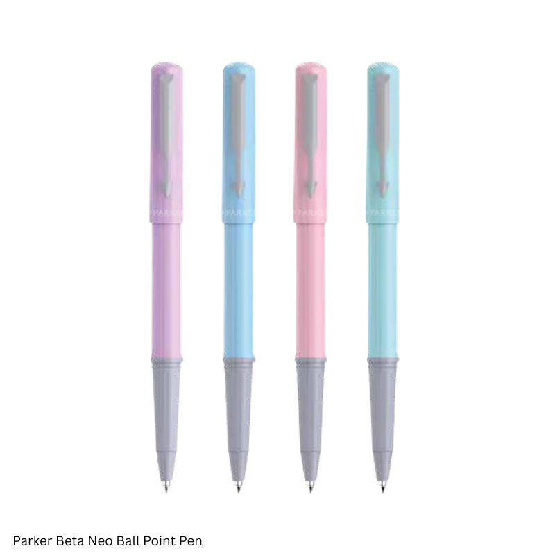 Parker Beta Neo Ball Point Pen with Coated Grey Clip