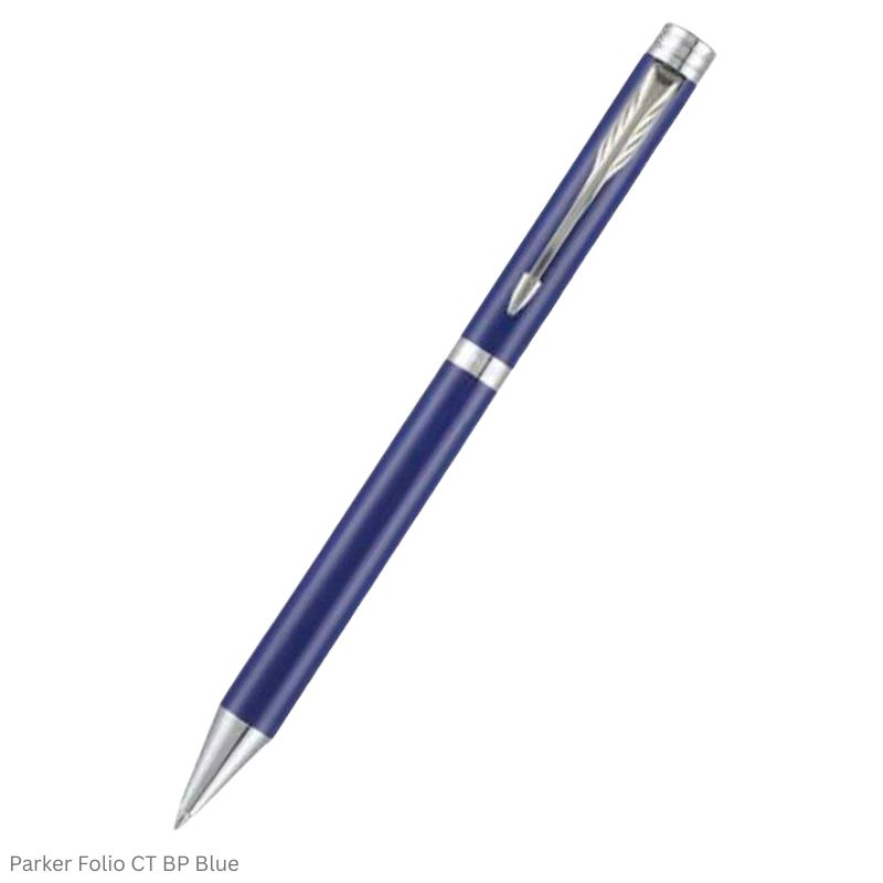 Parker Folio Chrome Trim Ball Pen in Assorted Body Colors