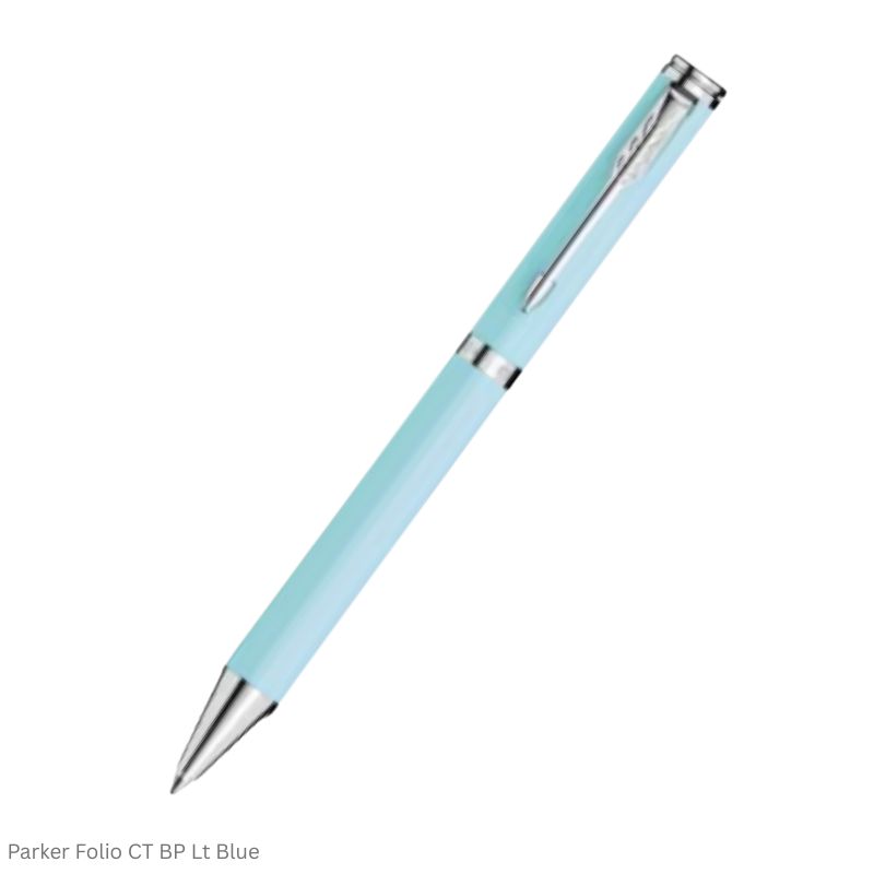 Parker Folio Chrome Trim Ball Pen in Assorted Body Colors