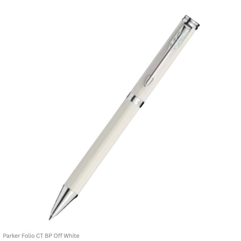 Parker Folio Chrome Trim Ball Pen in Assorted Body Colors