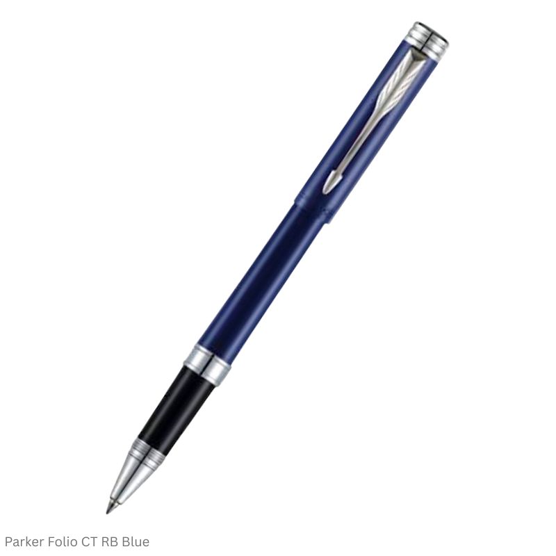 Parker Folio Chrome Trim Roller Ball Pen in Assorted Body Colors