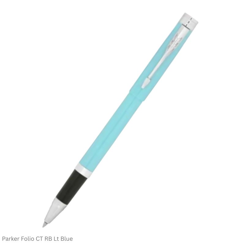 Parker Folio Chrome Trim Roller Ball Pen in Assorted Body Colors